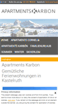 Mobile Screenshot of apartments-karbon.com